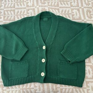 Babaa Cardigan No. 22, tree fern